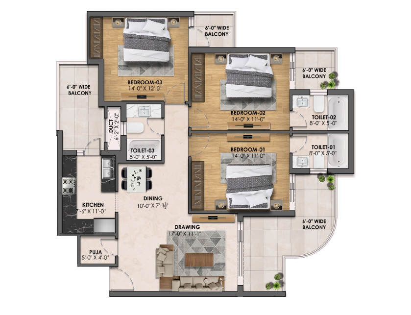 1735sqft