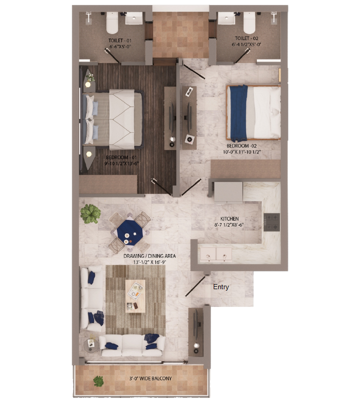 Chirag 2bhk Layout