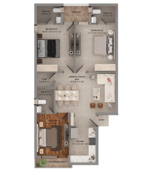 Chirag 3bhk Layout