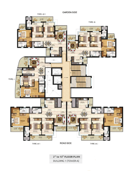 Tower A Floor Plan