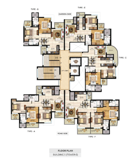 Tower E Floor Plan